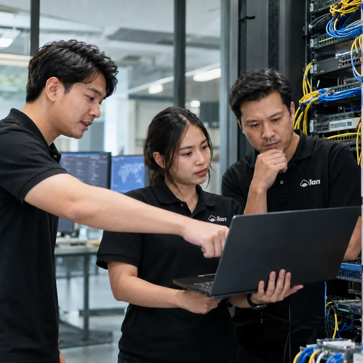 ทีม 1AN Thailand ให้บริการ Enterprise IT Solutions ครอบคลุม Network Cloud Cybersecurity และ Infrastructure