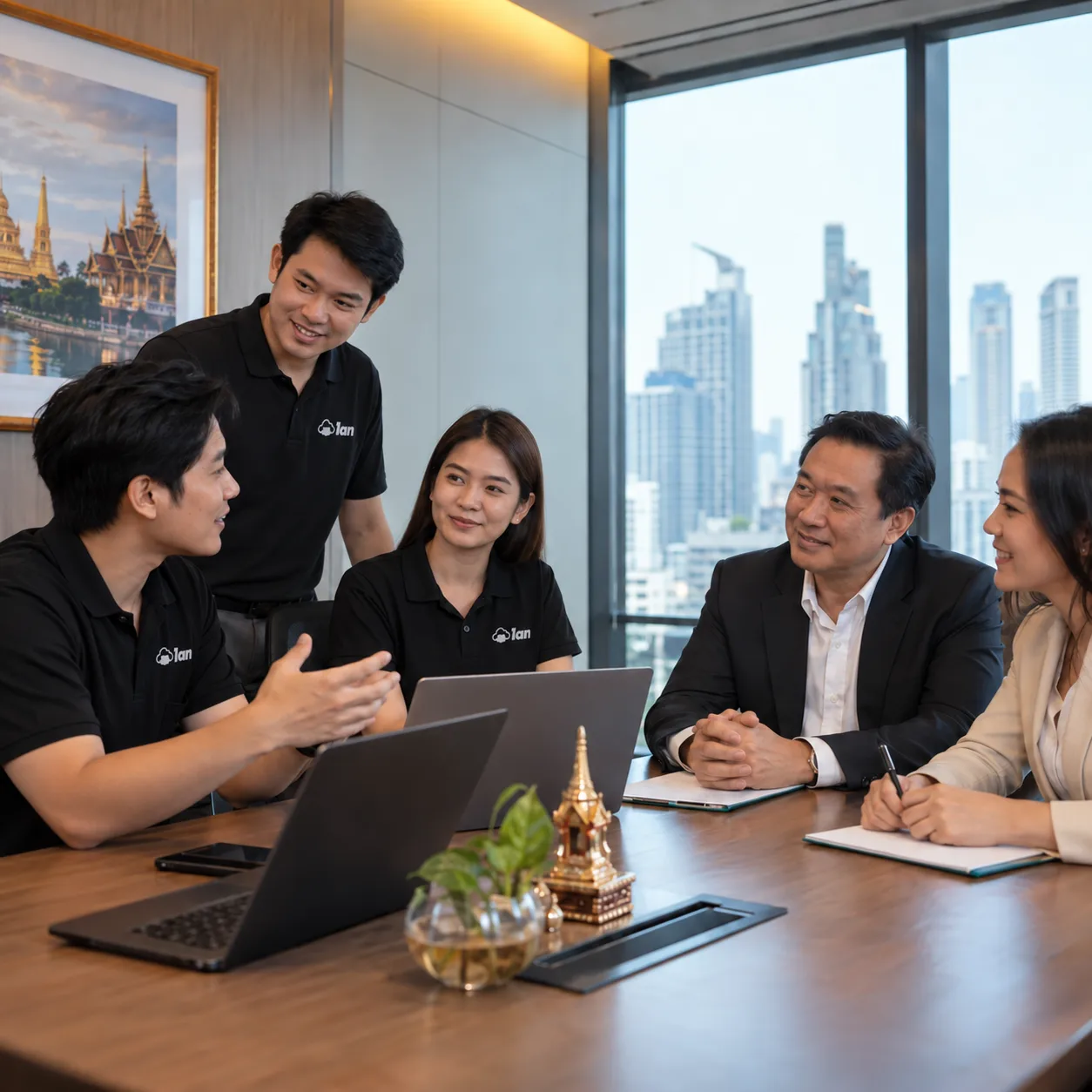 ทีม IT Support ของ 1AN Thailand ให้บริการ On-site